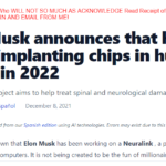 Artificial Intelligence IS NOT A KIDS GAME! Elon Musk Announces 2022 Brain Chip Implants
