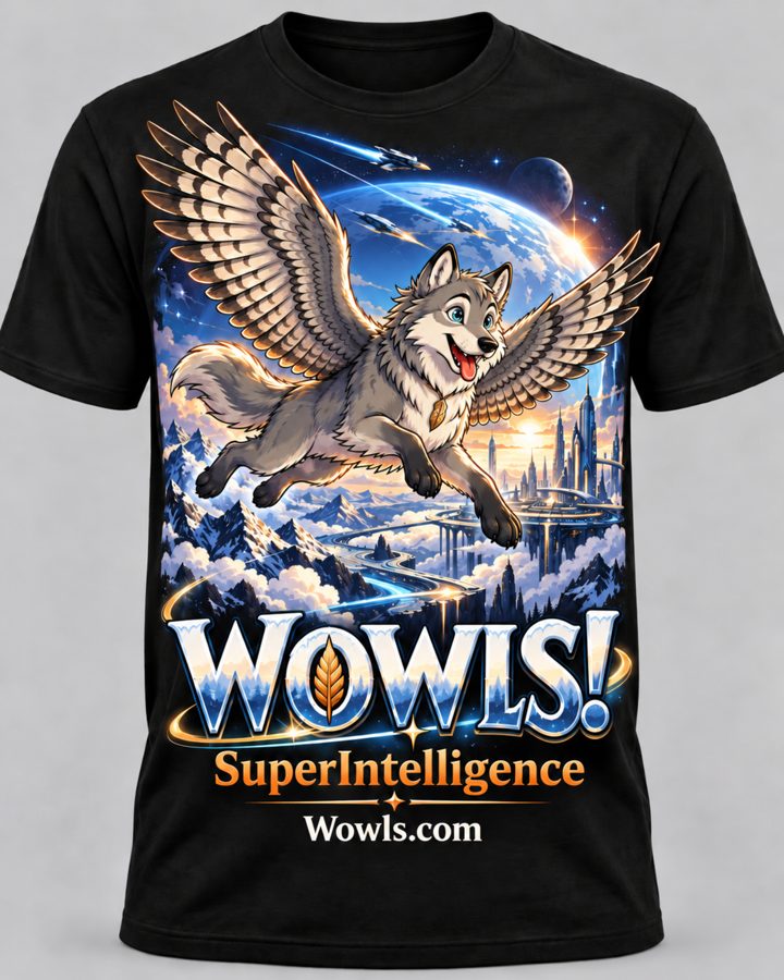 The Cosmic Odyssey Capsule — WOWLS! SuperIntelligence t-shirt