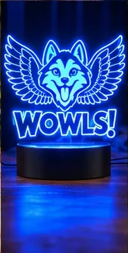 WOWLS LED Night Light — WOWLS! SuperIntelligence merchandise