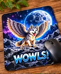 WOWLS Mousepad — WOWLS! SuperIntelligence merchandise