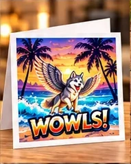 Greeting Card Set — WOWLS! SuperIntelligence merchandise