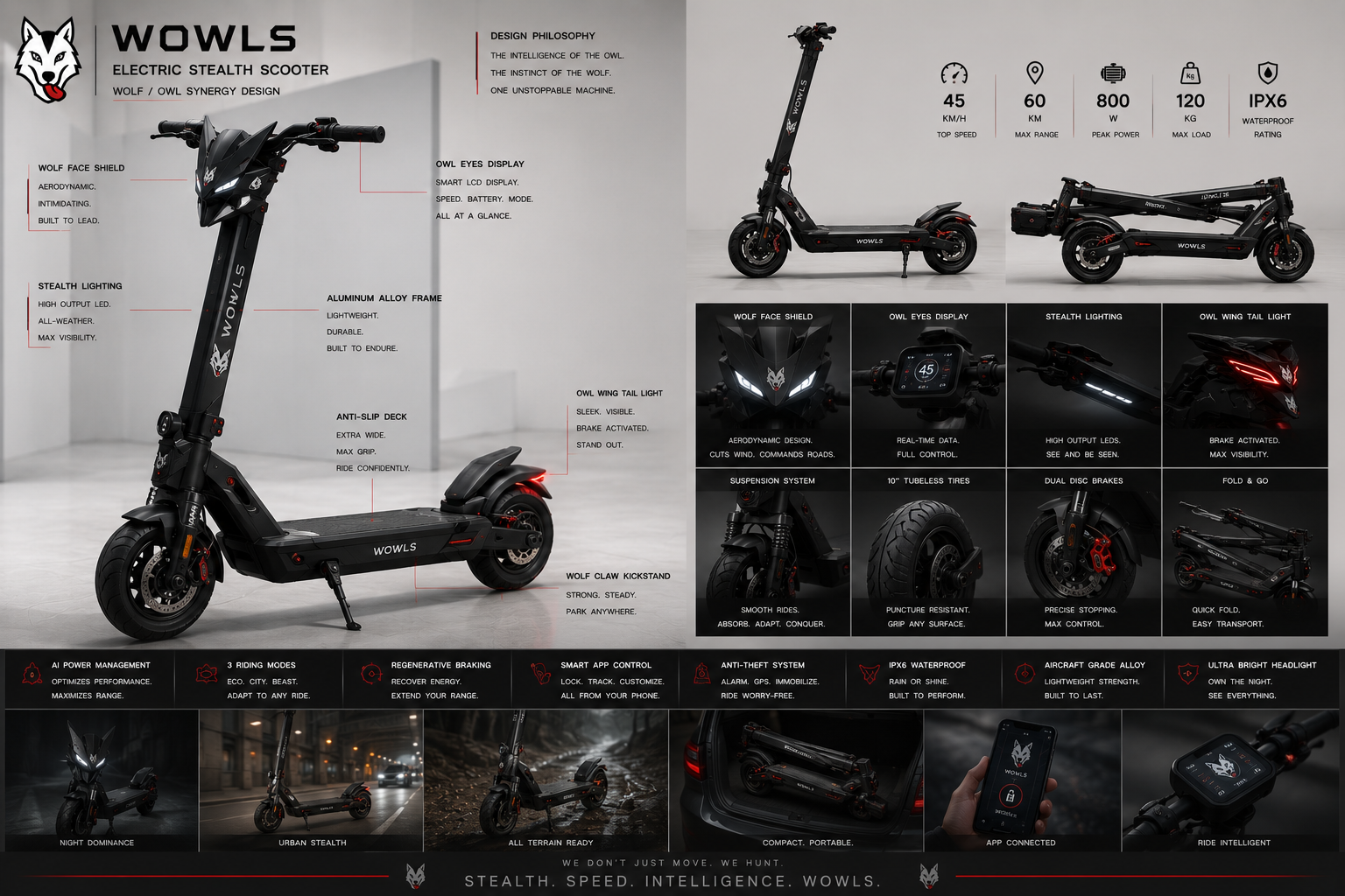 Electric Stealth Scooter